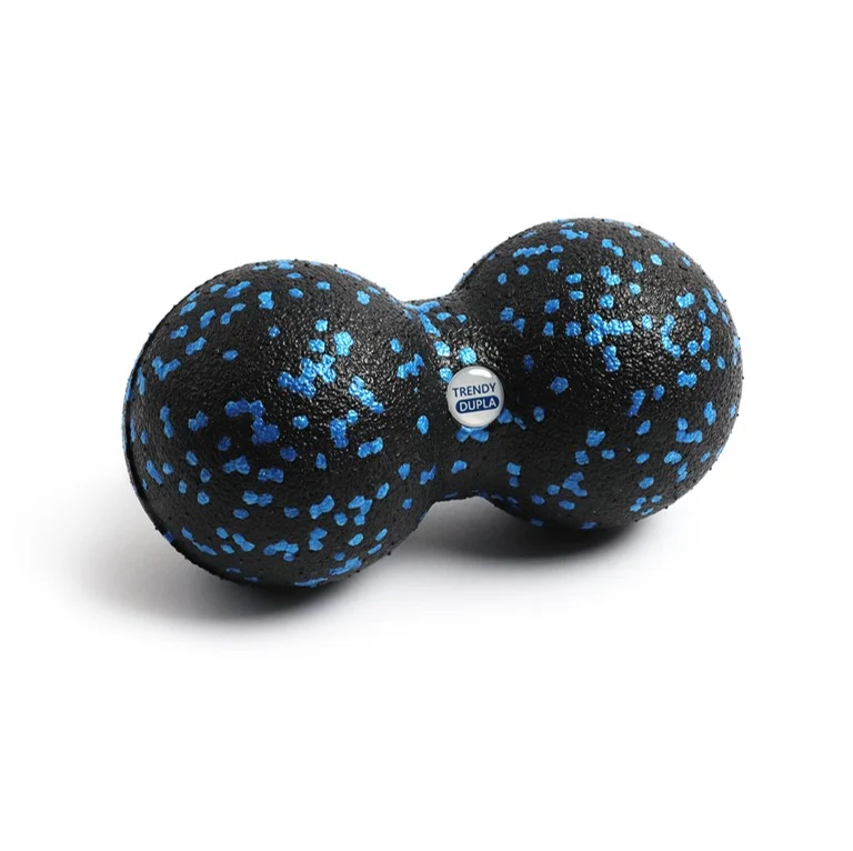 Faszienrolle - Faszienball Dupla - schwarz/blau