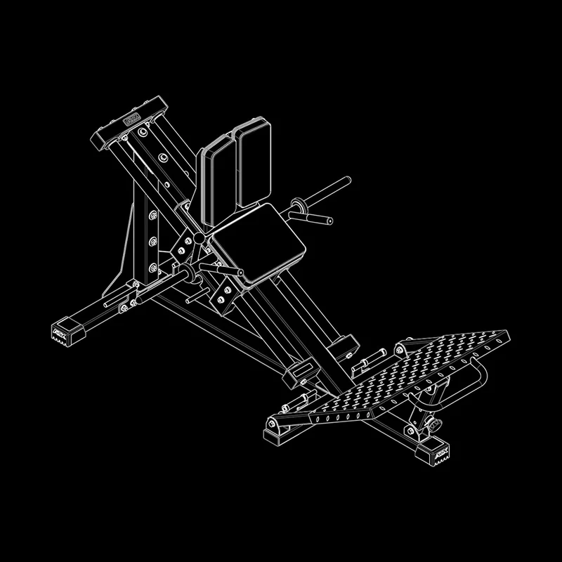 ATX® Compact Leg Press Combo - Hackenschmidt Kniebeugenmaschine