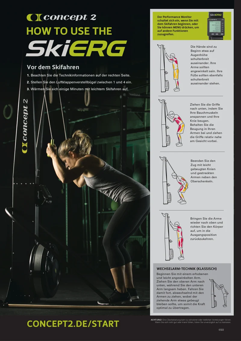 Concept2 SkiErg Skitrainer