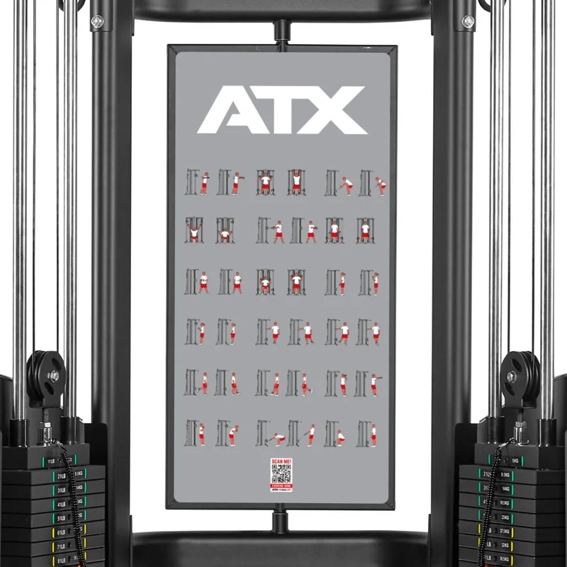 ATX® Dual Pulley Kabelzug - 2 x 90 kg