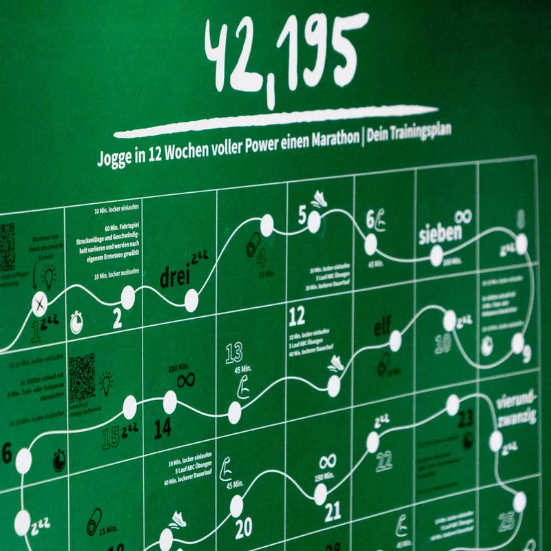 Marathon Trainingsplan | 42,195