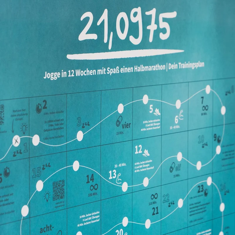 Halbmarathon Trainingsplan | 21,0975