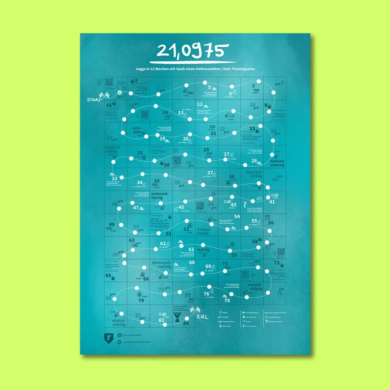 Halbmarathon Trainingsplan | 21,0975