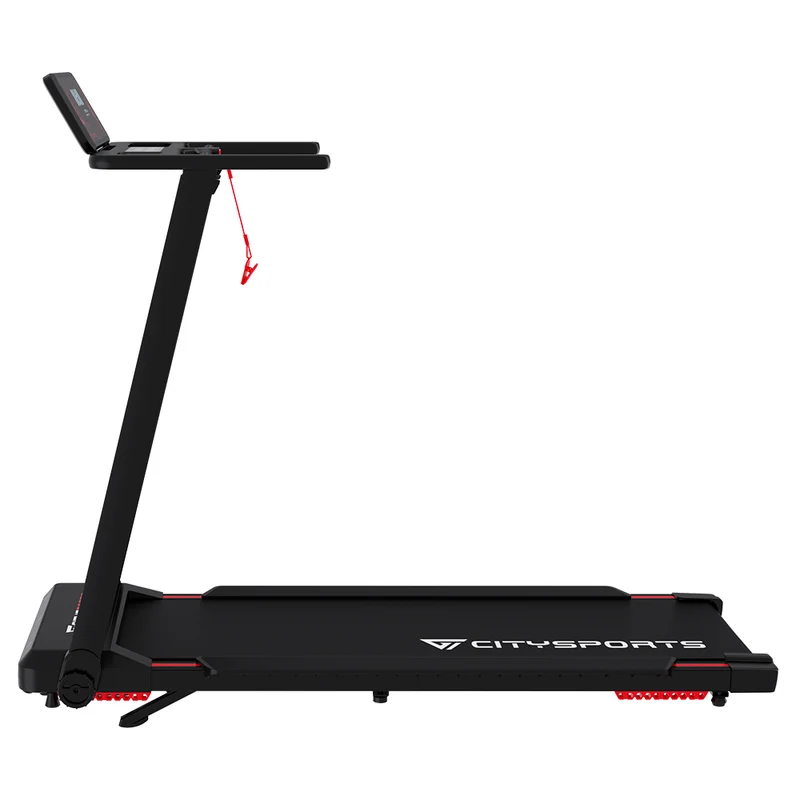 CITYSPORTS HG2-12 Laufband klappbar – 1.400 W, 1–12 km/h, Steigung 7,7 %