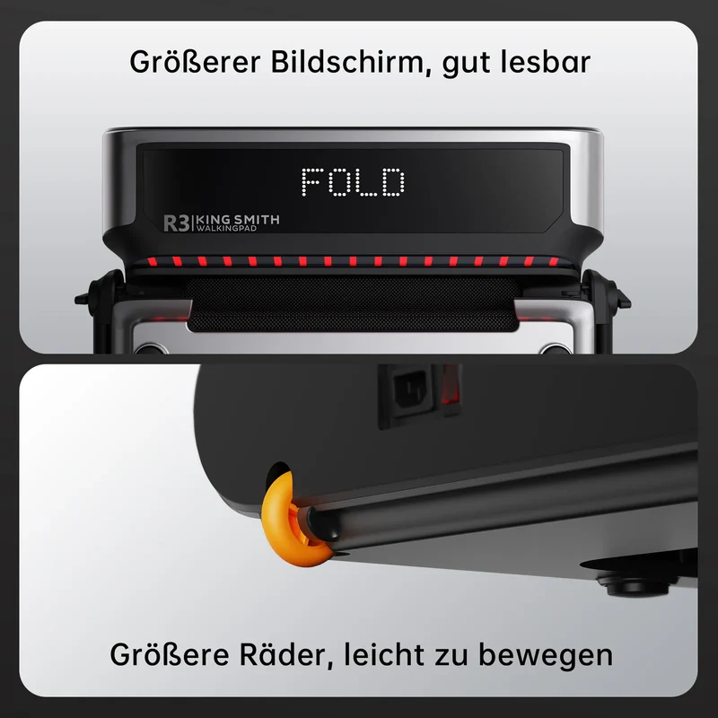 WalkingPad R3 Hybrid+ Klappbares Laufband bis 12 km/h