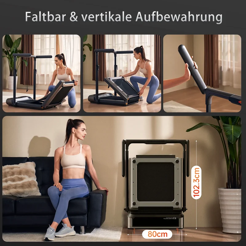 WalkingPad R3 Hybrid+ Klappbares Laufband bis 12 km/h