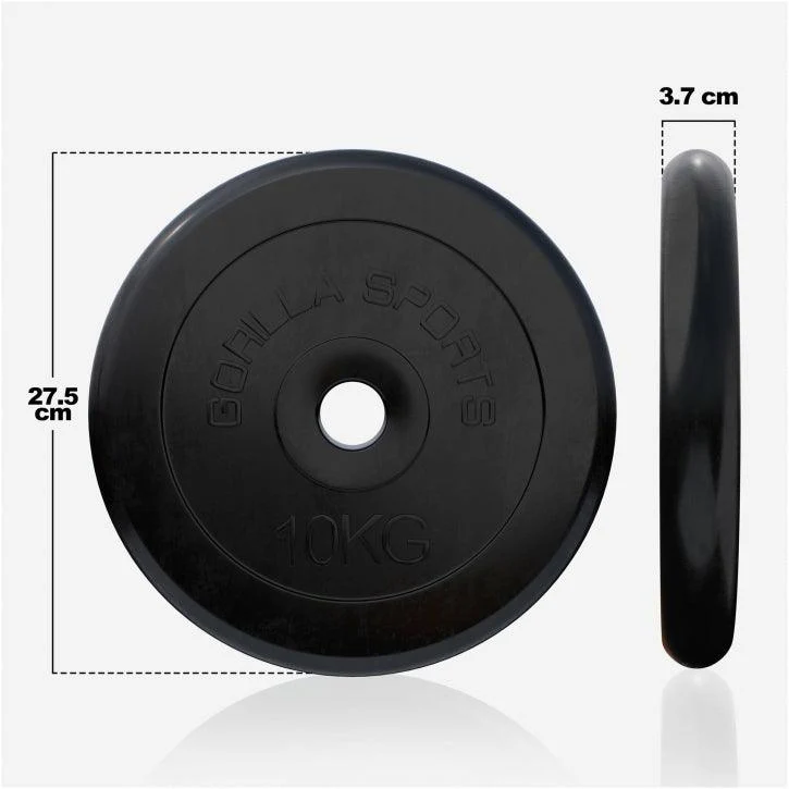 Hantelscheibenset Gummi 30/31 mm