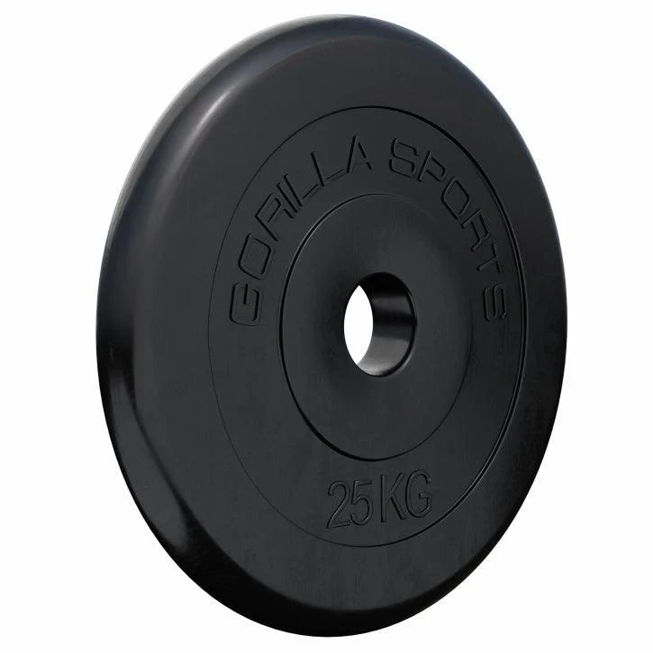 Hantelscheibenset Gummi 30/31 mm