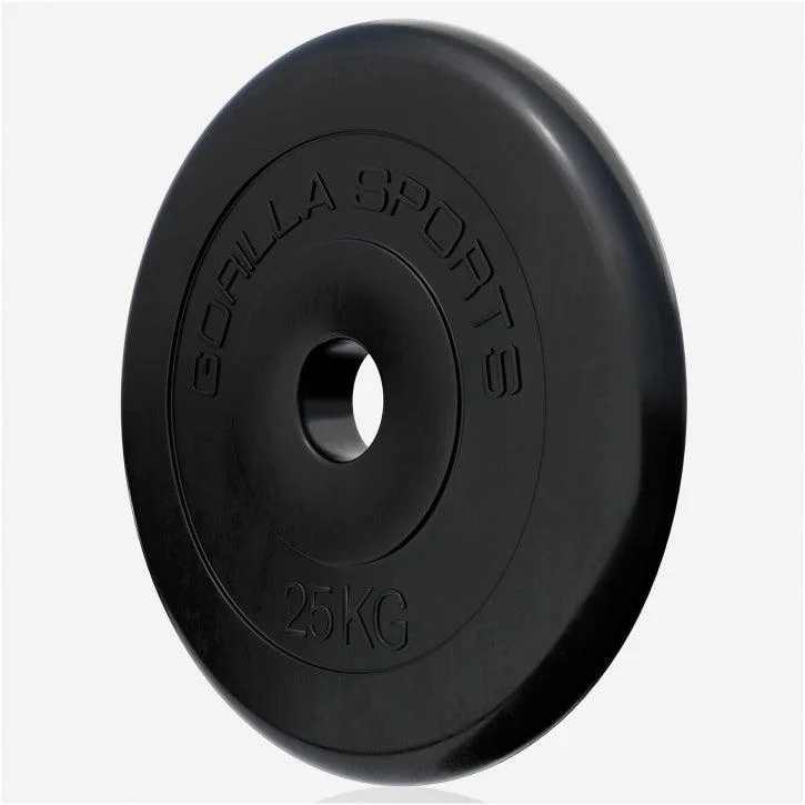 Hantelscheibenset Gummi 30/31 mm