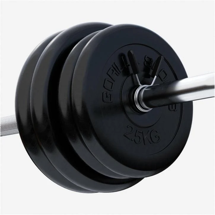 Hantelscheibenset Gummi 30/31 mm