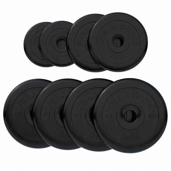 Hantelscheibenset Gummi 30/31 mm