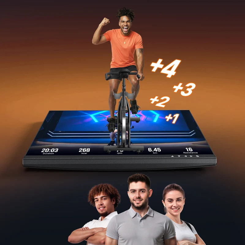 Merach S29R3 Heimtrainer mit 21,5" Drehbildschirm
