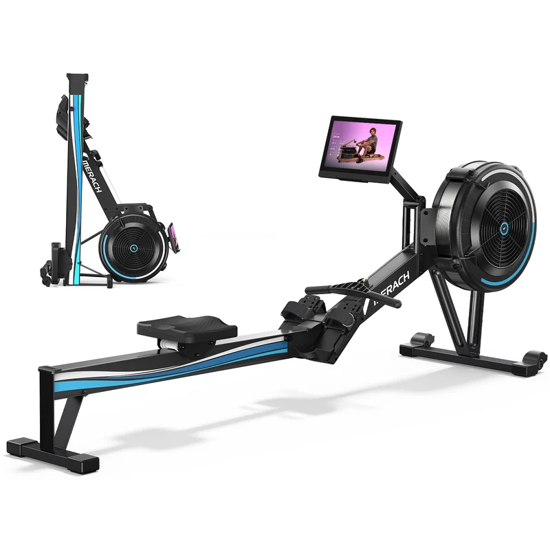 Merach NovaRow R50 Aura Luft-Rudergerät mit HD-Bildschirm