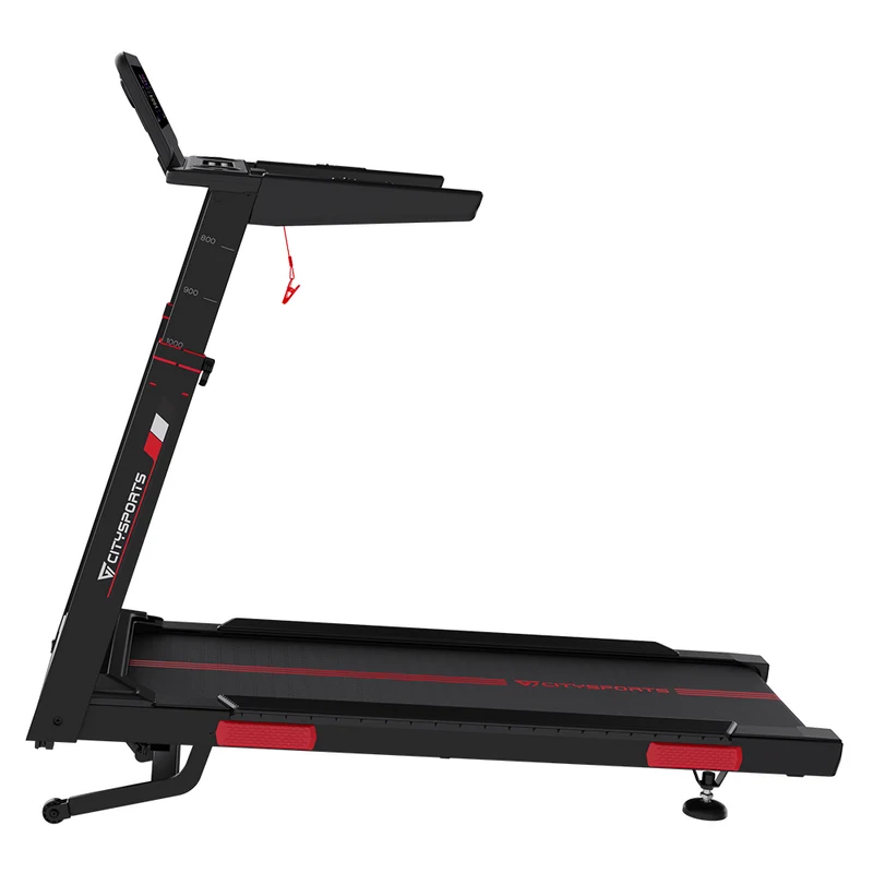 CITYSPORTS NB2 Laufband – 3.700 W, 1–16,5 km/h, 15 elektrische Steigungsstufen