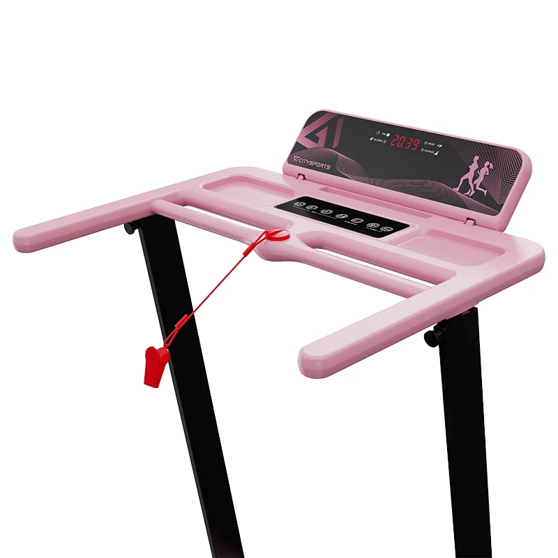CITYSPORTS WP9 Laufband Rosa klappbar – 1.400 W, bis 12 km/h, Steigung bis 7,7 %