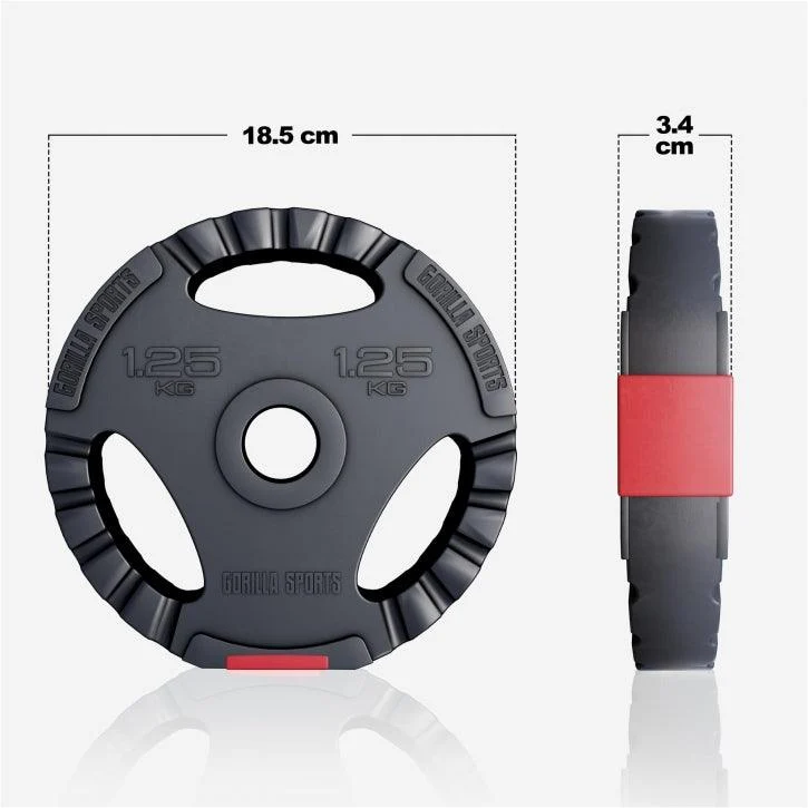 Gripper Kunststoff Hantelscheiben 1.25 - 15 KG