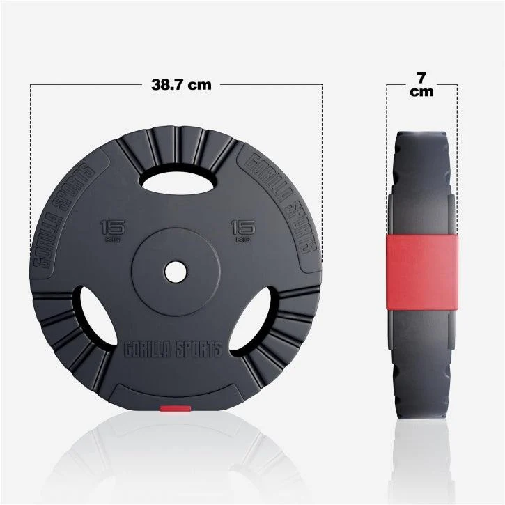 Gripper Kunststoff Hantelscheiben 1.25 - 15 KG