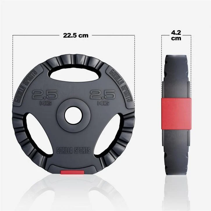 Gripper Kunststoff Hantelscheiben 1.25 - 15 KG