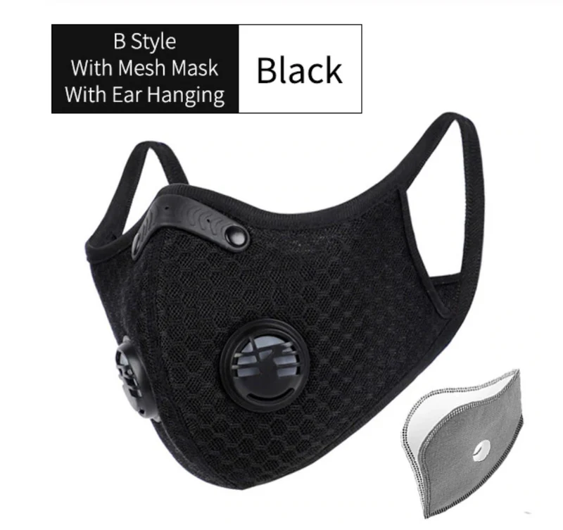 N95 Antiviral Sport Face Mask And Filter Only Option