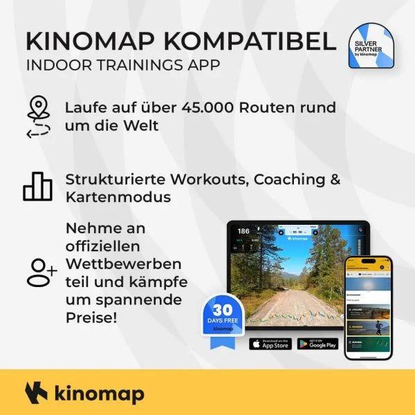 Laufband 2in1 schwarz