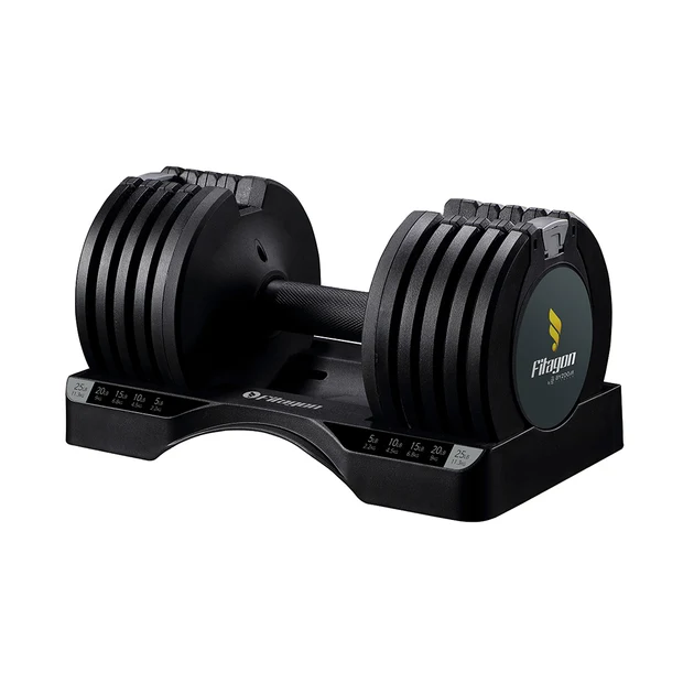 Fitagon Verstellbare Kurzhantel Flex (Schwarz)