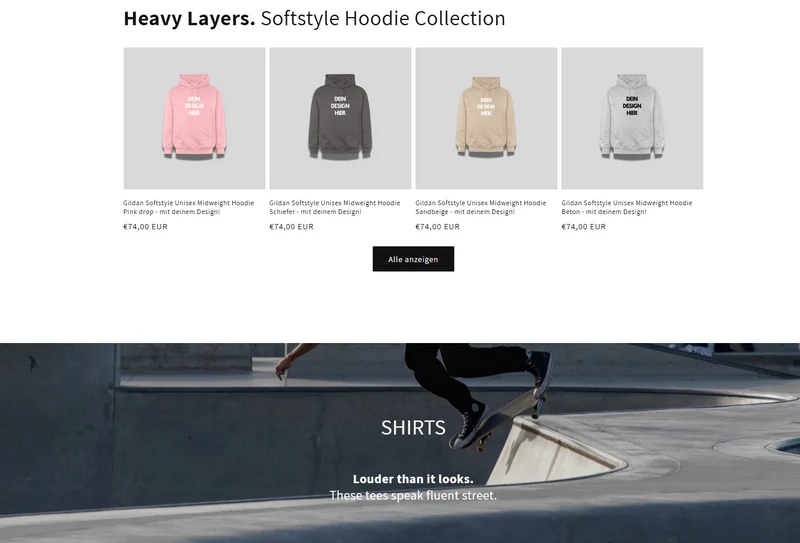 Der Streetwear Shop - Projekt #199