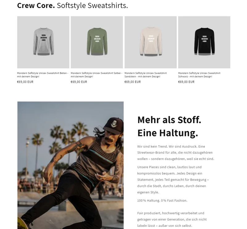 Der Streetwear Shop - Projekt #199