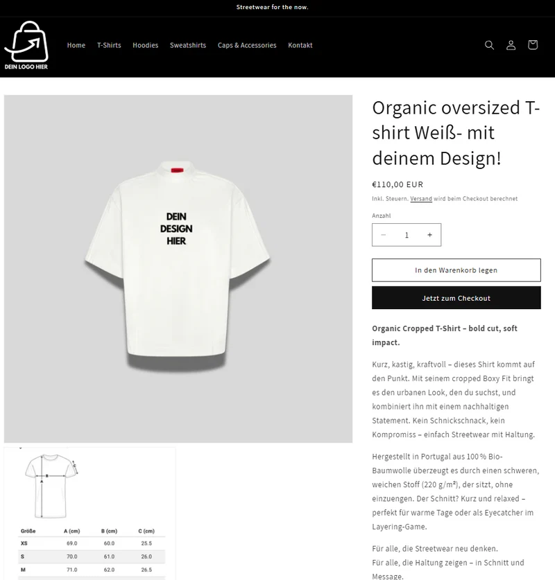 Der Streetwear Shop - Projekt #199