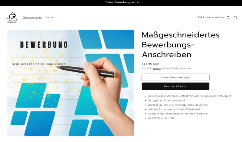 Der Bewerbungs - Shop - Projekt #93