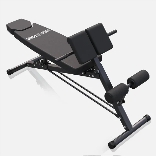 Hantelbank mit Hyperextension - Verstellbar