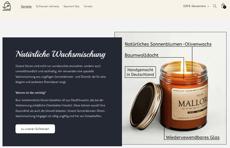 Der Duftkerzen Shop - Projekt #219