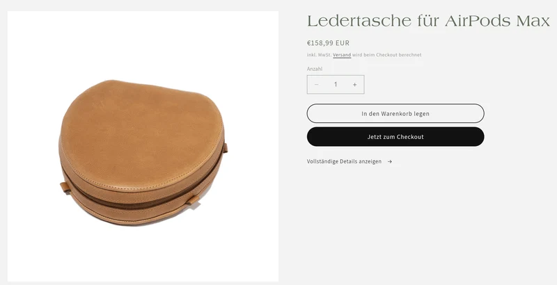 Der Leather Cover Shop - Projekt #168