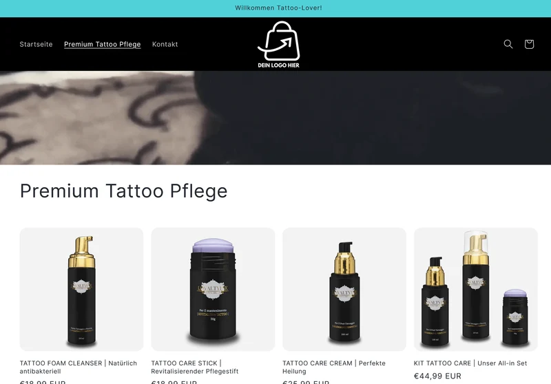 Der Tattoo Pflege Shop - Projekt #214