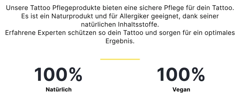 Der Tattoo Pflege Shop - Projekt #214