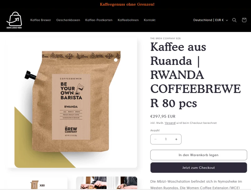 Der Kaffee Barista Shop - Projekt #216