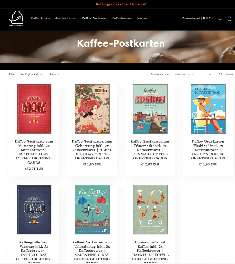 Der Kaffee Barista Shop - Projekt #216