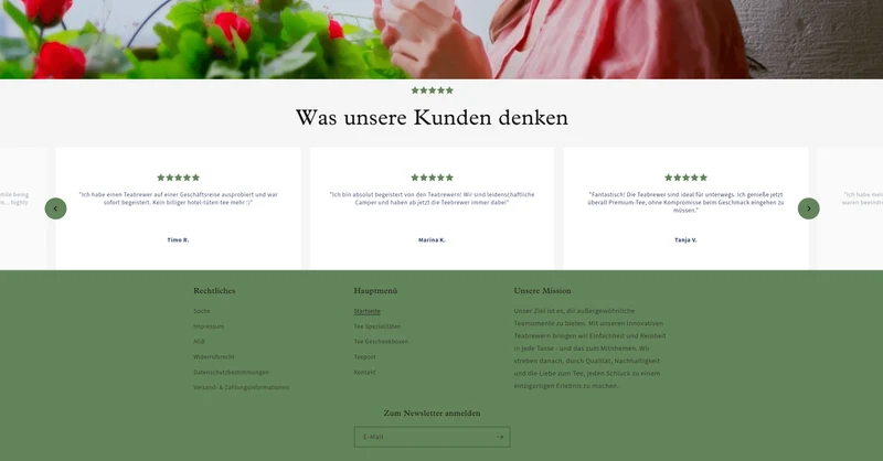 Der Tee Barista Shop - Projekt #213