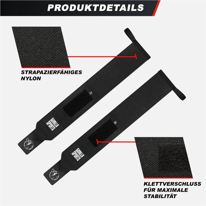 Handgelenk Bandage 2er Set 45 cm