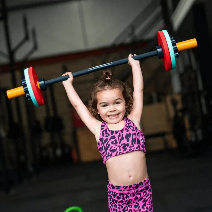 Fit Kidz Barbell & Bumper Plate Set