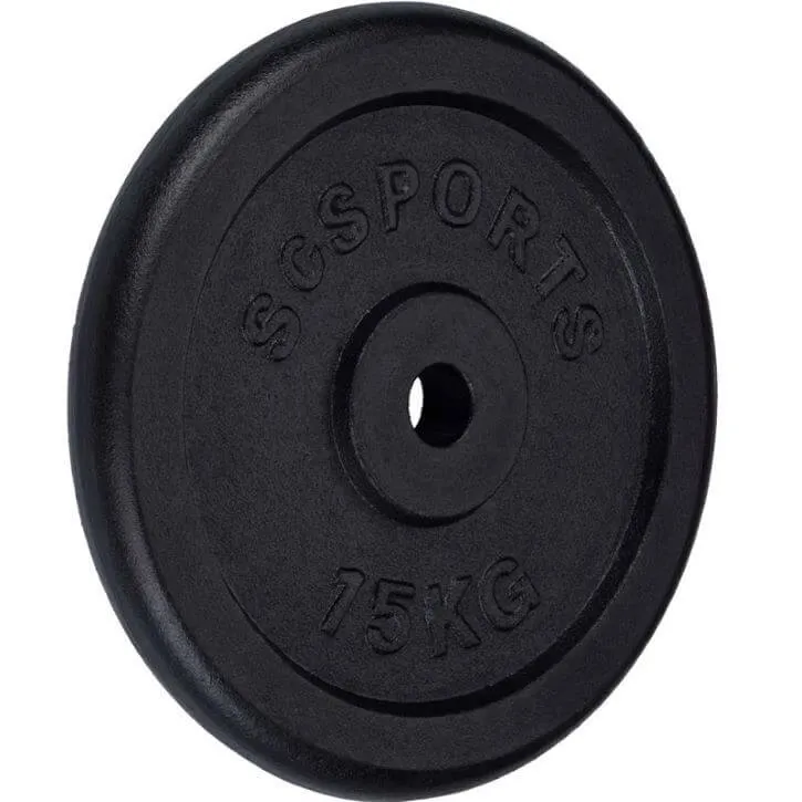 Hantelscheibenset Gusseisen 2x15 kg
