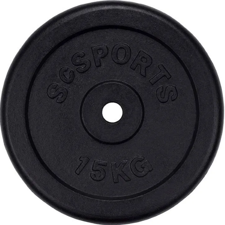 Hantelscheibenset Gusseisen 2x15 kg
