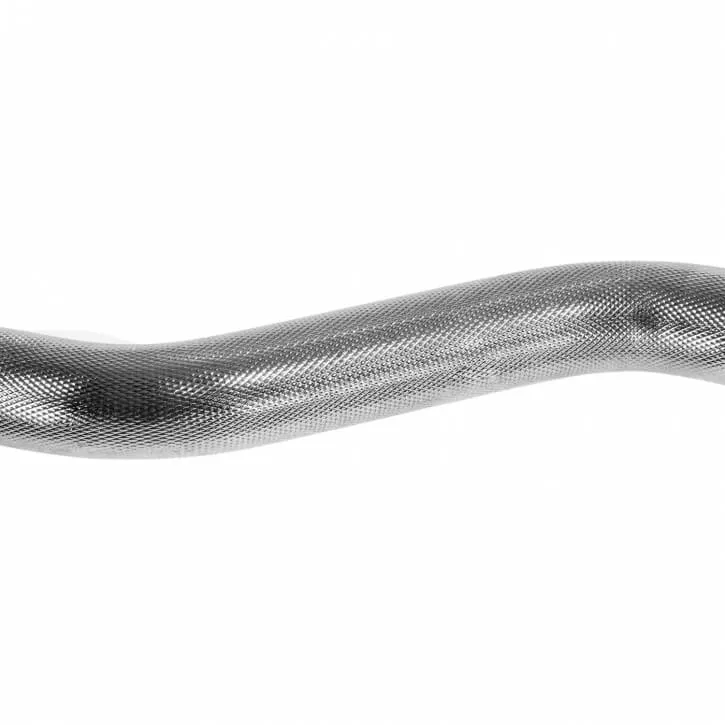 MOVIT 120cm Curlstange mit Sternverschluss Chrom
