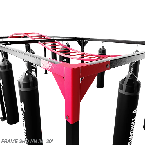 6 x 24 Freestanding Bag Rack