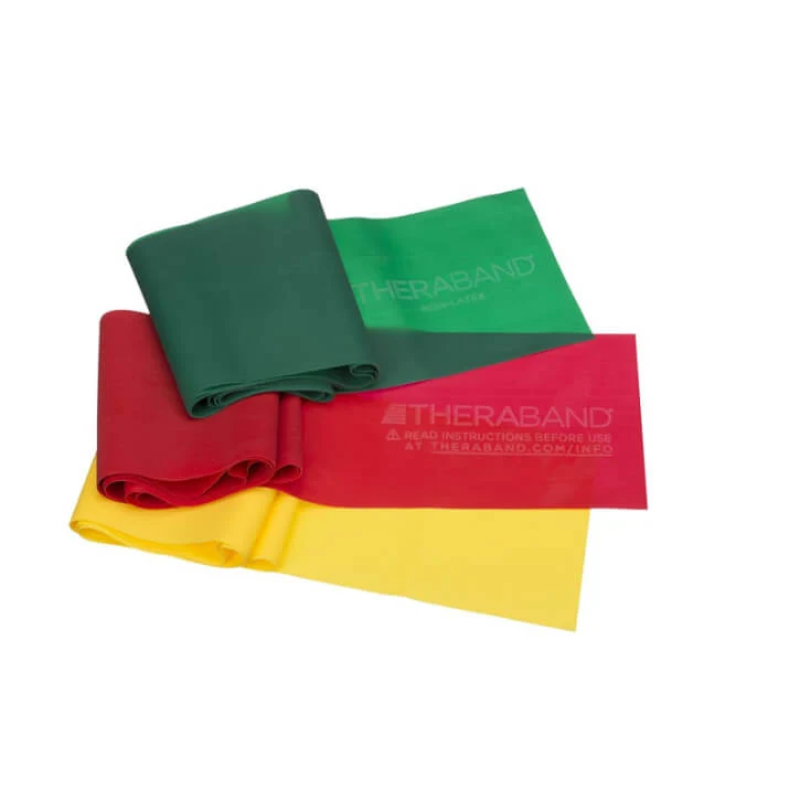 TheraBand Übungsbänder Set 3 x 1.5 m