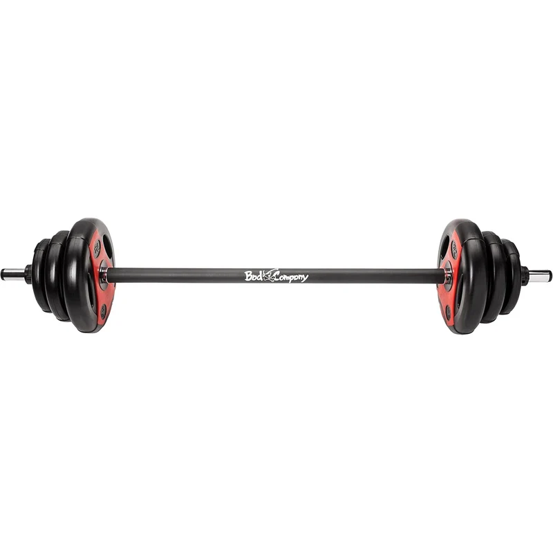 Aerobic Langhantel-Set 20,6 kg schwarz/rot