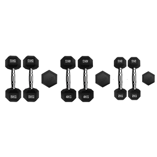 HIIT Hex Dumbbells