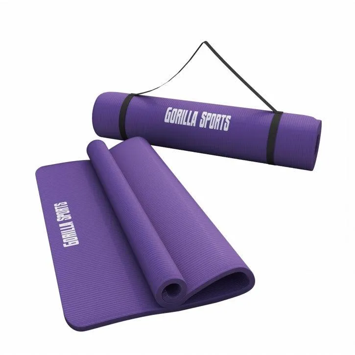 Yogamatte in verschiedenen Farben 190x100x1.5 cm