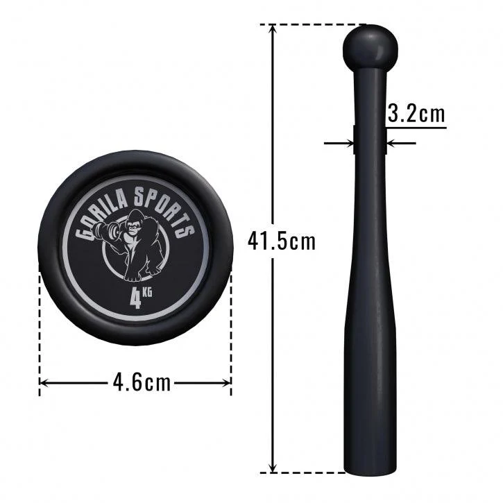 Indian Clubbells 2-20 KG