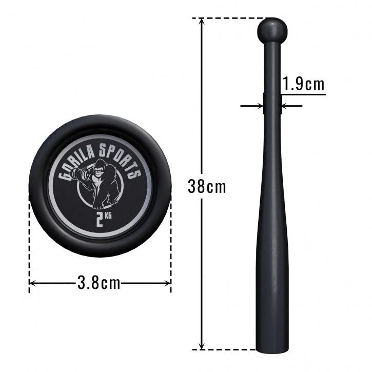 Indian Clubbells 2-20 KG