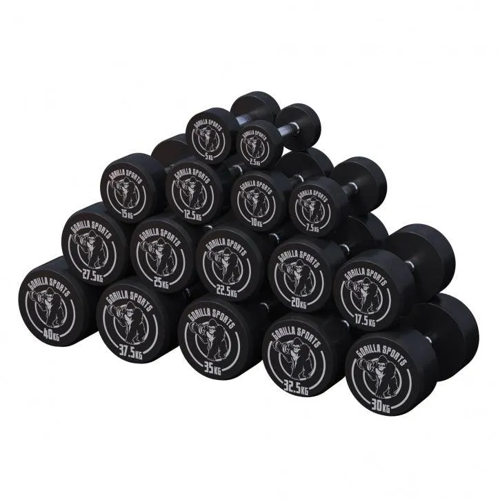 Gorilla Sports Rundhanteln 2.5 - 40 kg